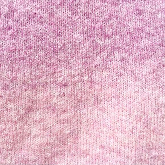 NEW Old Navy Wool Blend Cozy Crew-Neck Pink Ombré Sweater Women's XL $45 - Picture 9 of 11